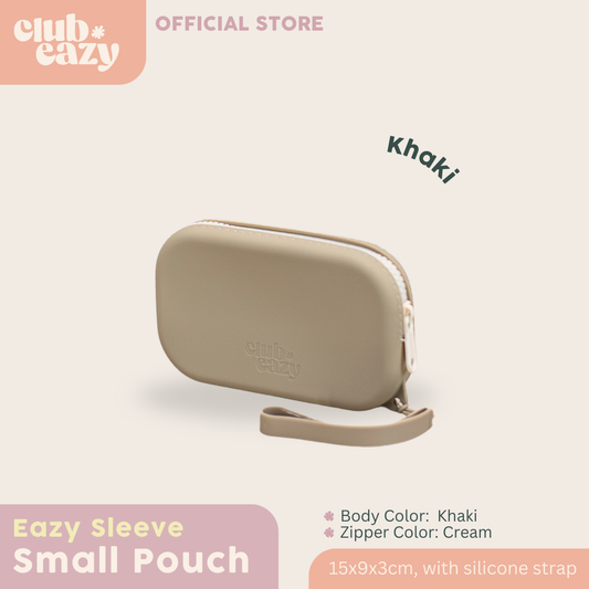 Eazy Sleeve Small Pouch (Round) - Khaki (New Color!)