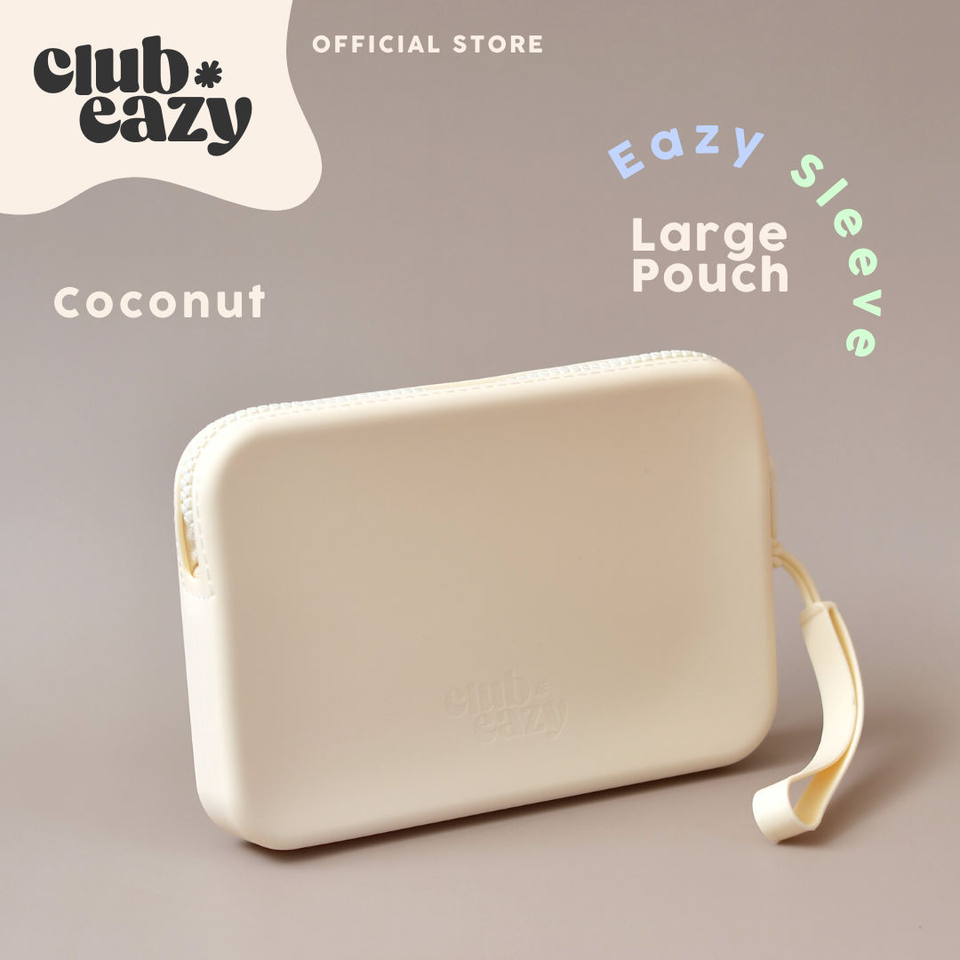 Eazy Sleeve Large Pouch - Coconut