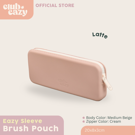 Eazy Sleeve Brush Pouch - Latte (New Color!)