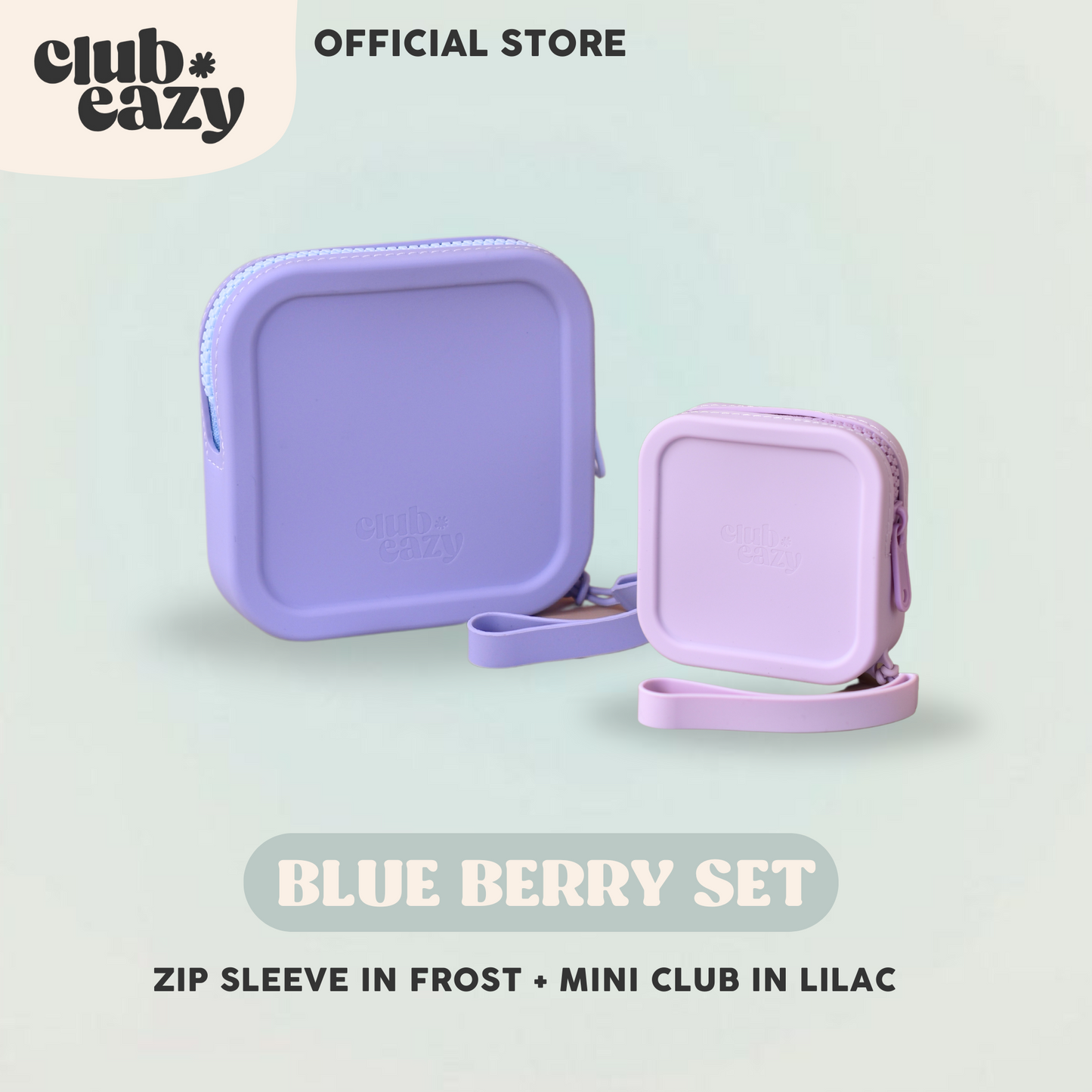 Easy Peasy Set B (Set of 2) (Zip Sleeve + Mini Club Square)