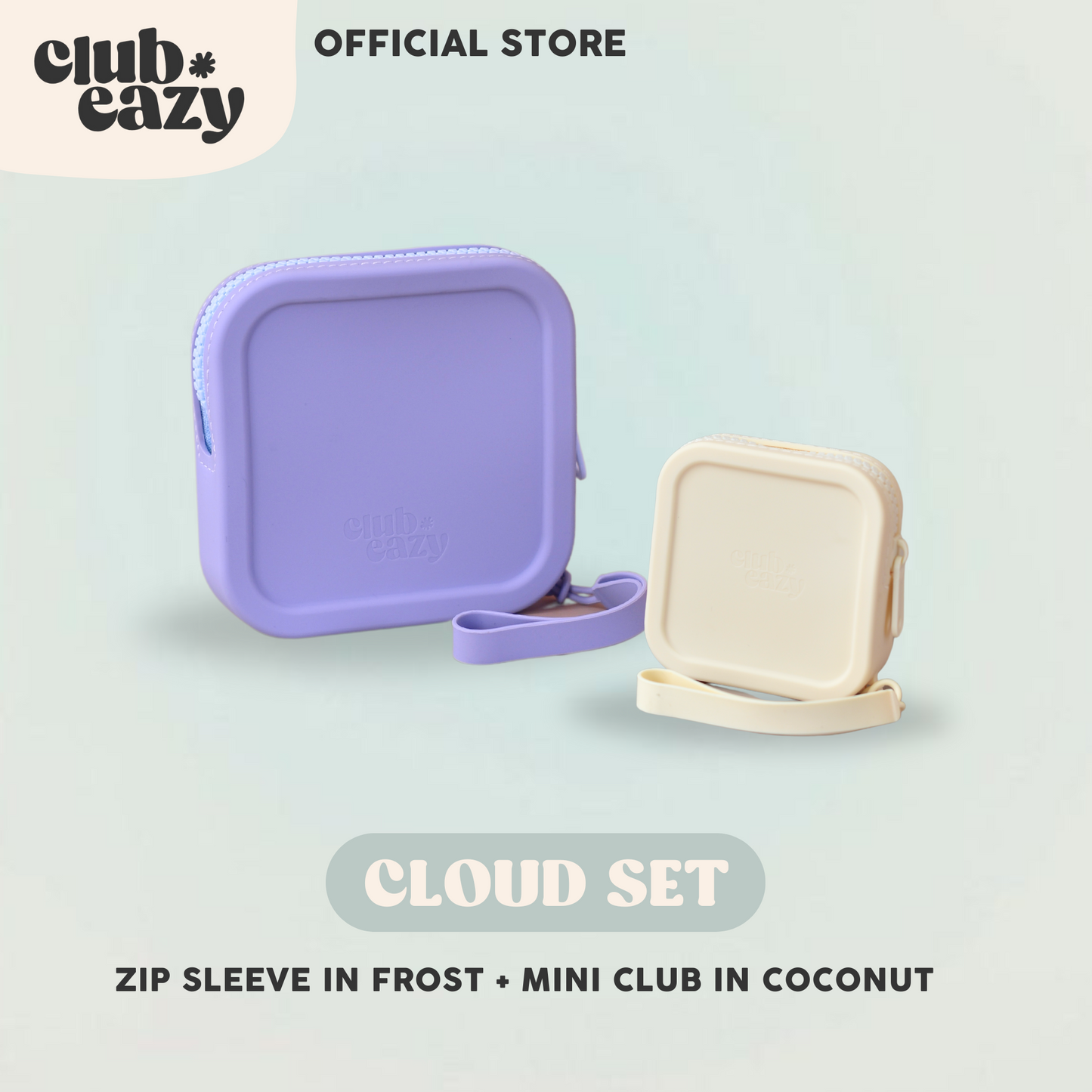 Easy Peasy Set B (Set of 2) (Zip Sleeve + Mini Club Square)