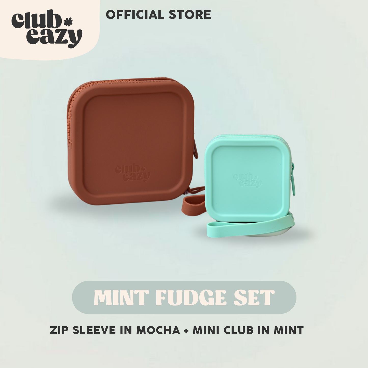 Easy Peasy Set B (Set of 2) (Zip Sleeve + Mini Club Square)