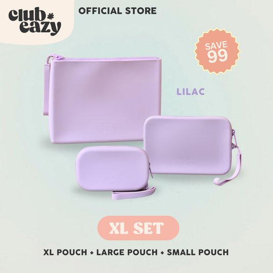 XL Set in Lilac (Set of 3) (Small + Large + XL Pouch)